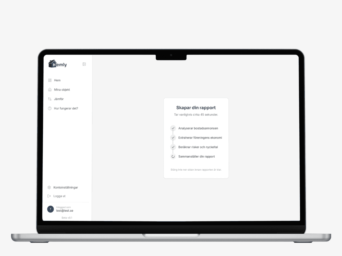 Hemly analyserar allt åt dig